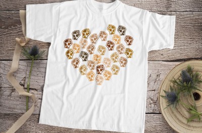 Fist Heart Expression George Floyd Black Lives Matter